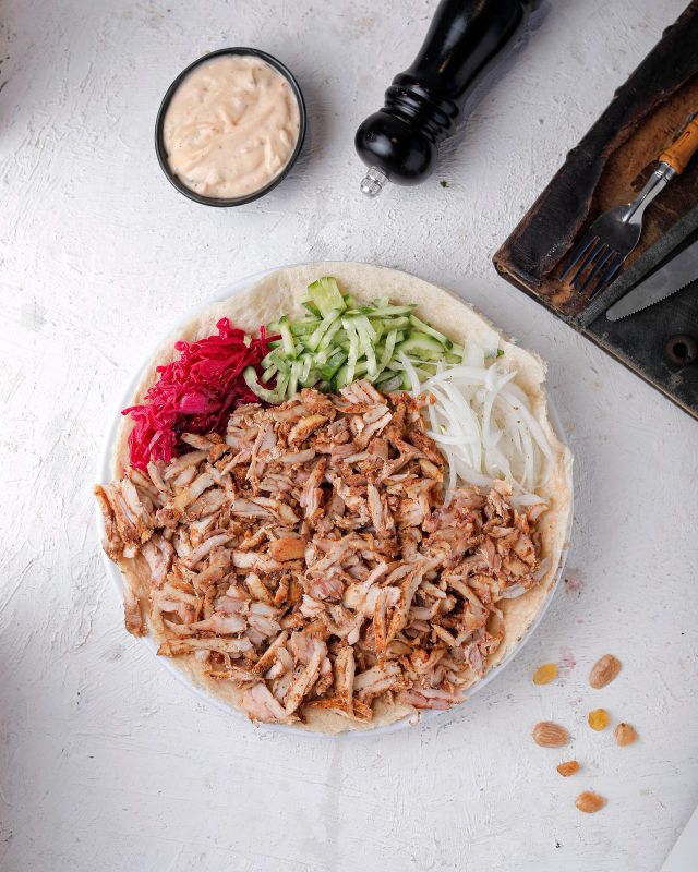وجبة شاورما لشخص